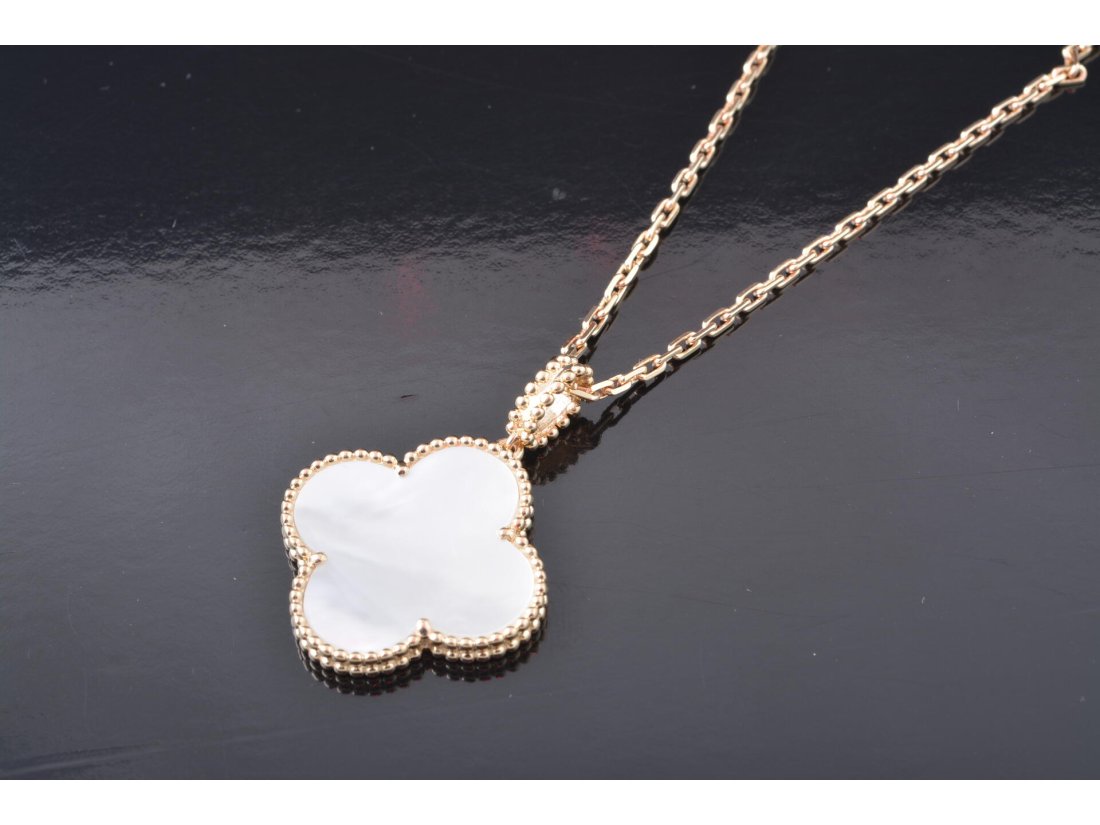 Кольє у стилі Van Cleef із перламутром - Багира