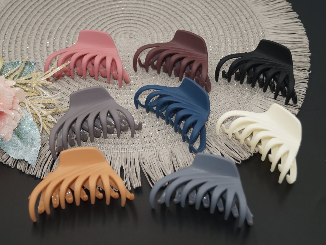 Краби для волосся. Матові 8.5 см.