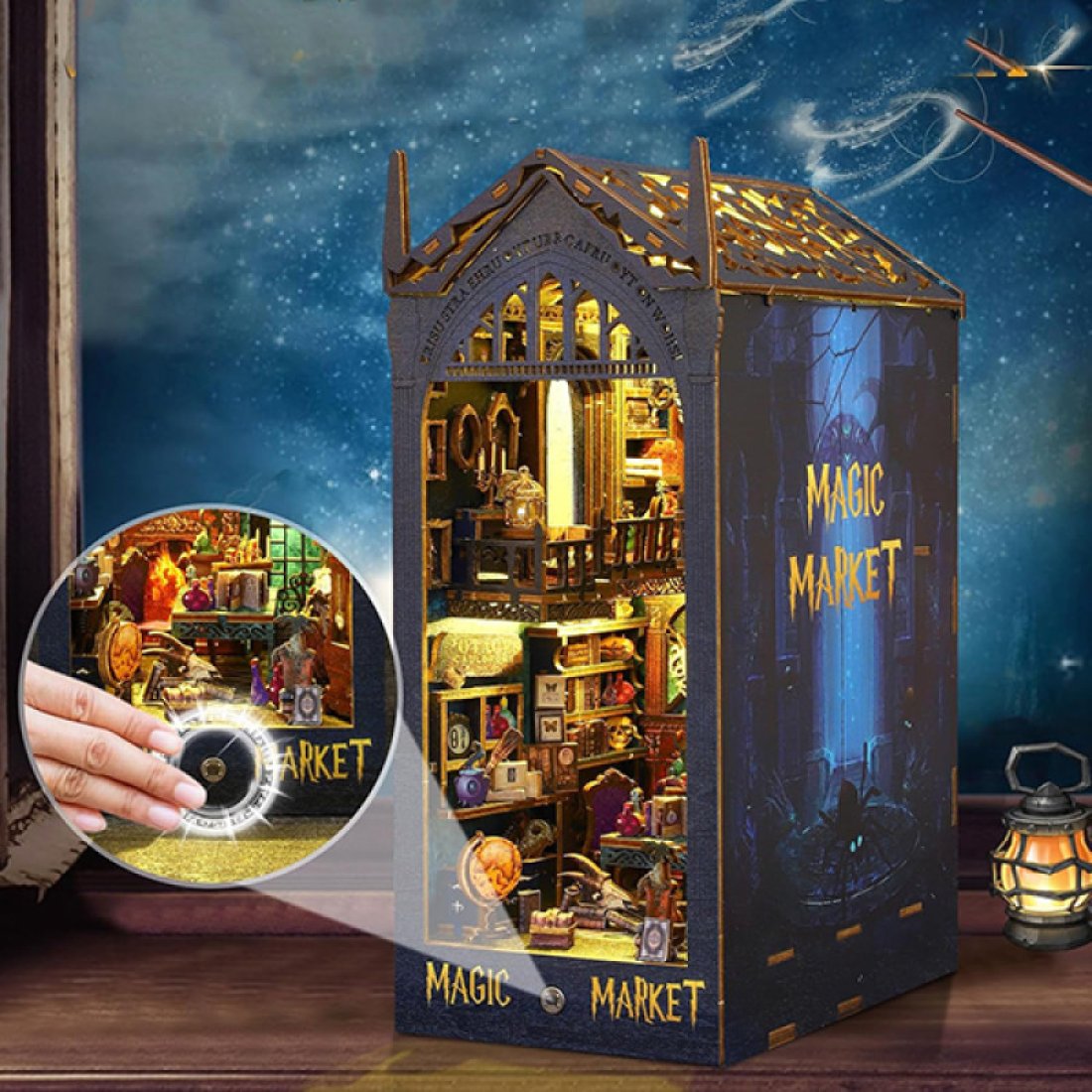3D Бук Нук Магічний магазин Magic Market Book Nook Румбокс
