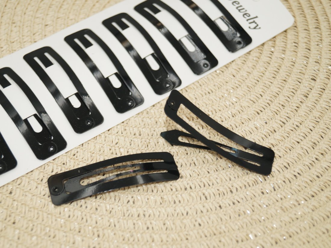 Заколка Тік-так. 6 см. Глянець.