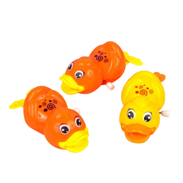 Пластикова заводна Качка 11 см - Купити