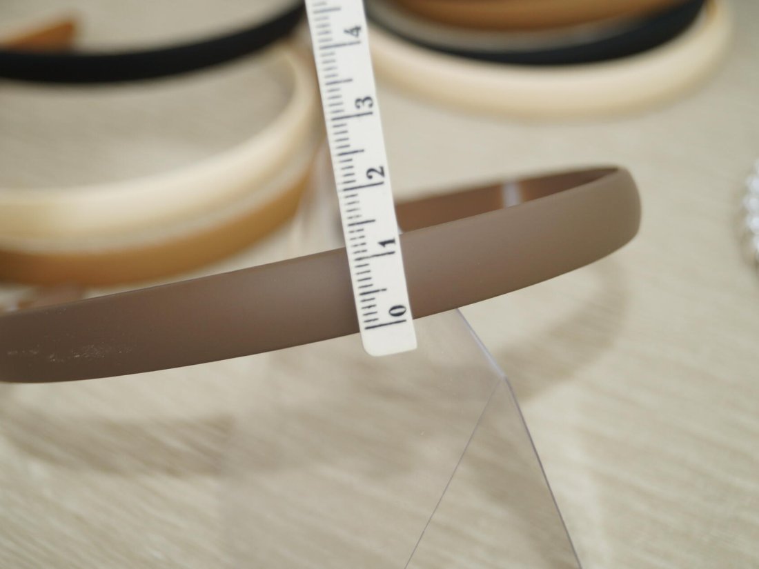 Обручі для волосся. Матові. 1.2 см. - Кристалік