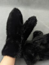 Утеплені хутряні рукавиці для зими INNOE 85005-4 Чорний