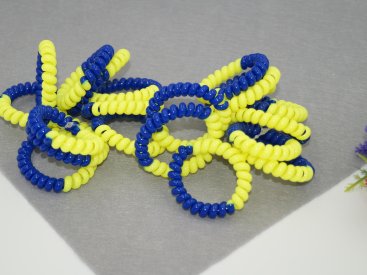 Резинки- Пружинки. Жовто-сині - Купити