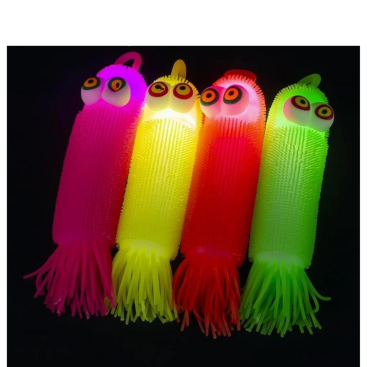 Силіконовий Кальмар їжачок 19 см, що світиться - Купити