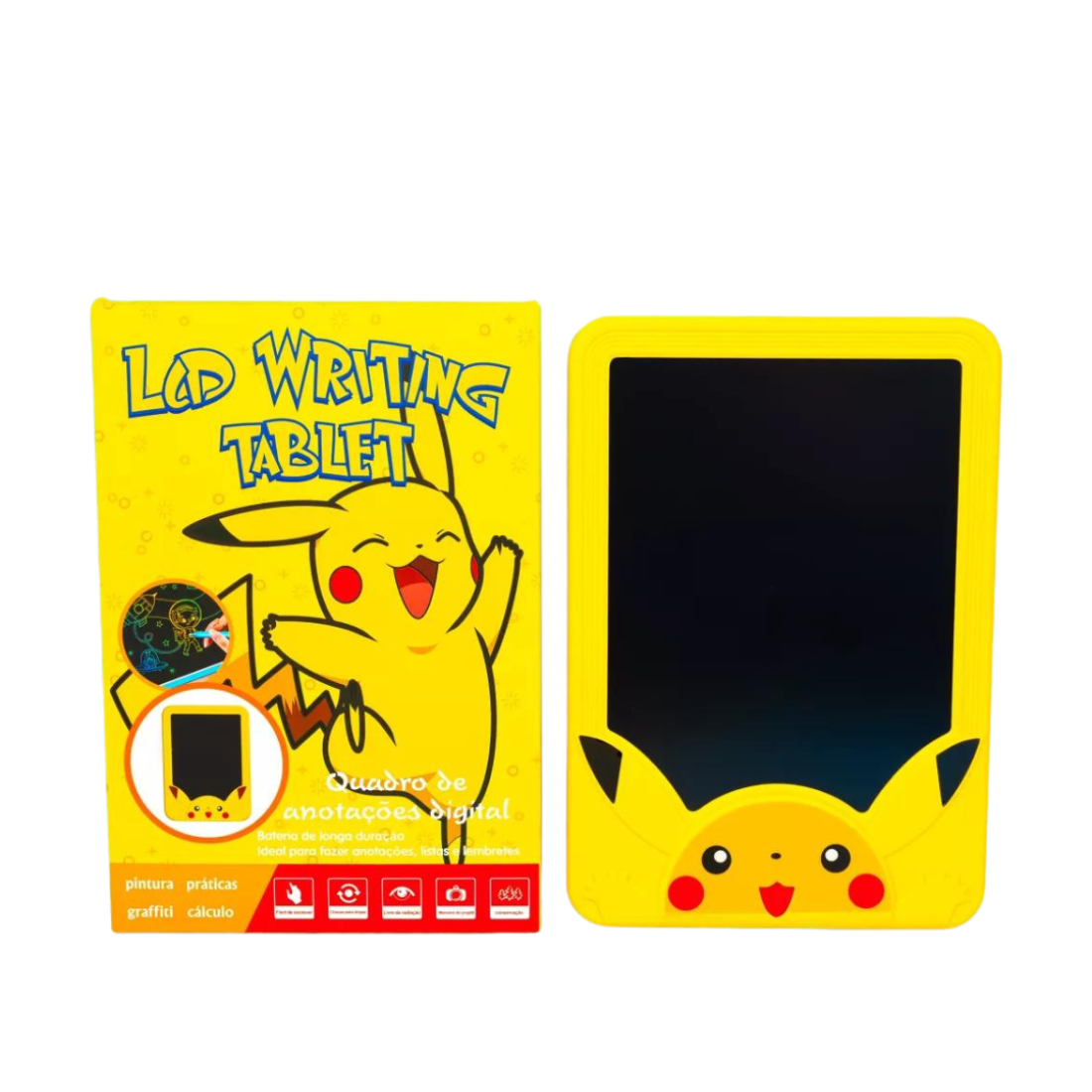 Дитячий LCD планшет для малювання Блискавка Пікачу 30 см