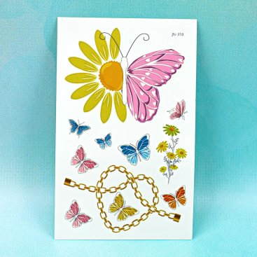 Дитячі перекладні татуювання Метелики JN-318 - Купити