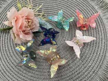 Краби для волосся. Французький пластик. 4.5 см - Купити