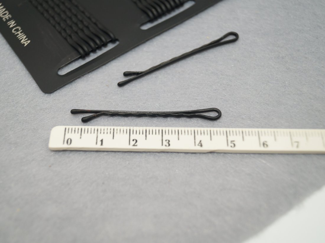 Невидимки для волосся. 5 см. - Кристалік