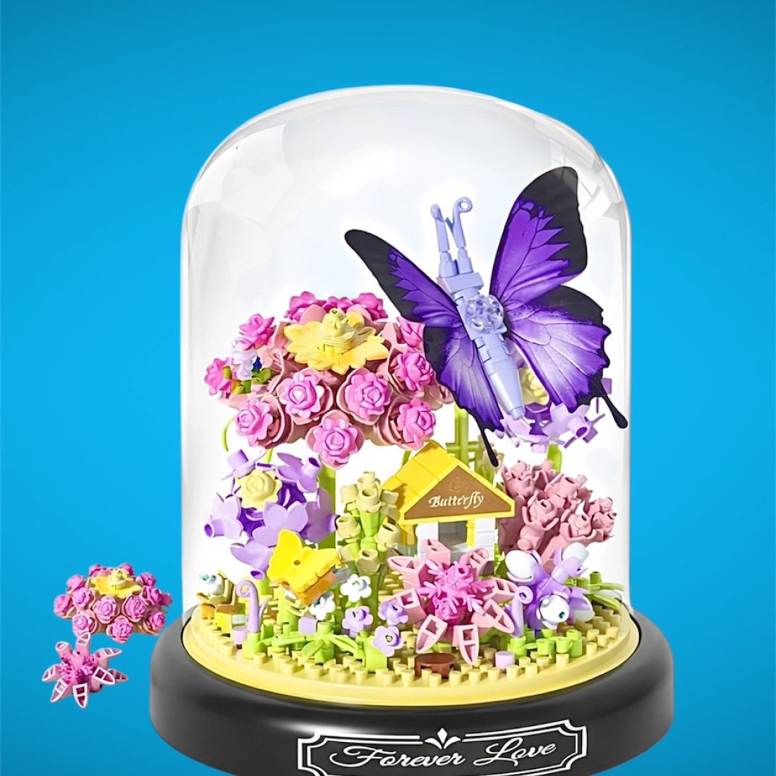 Конструктор в колбе с подсветкой Бабочка оптом, фото 6554