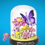 Конструктор в колбе с подсветкой Бабочка оптом, фото 6554