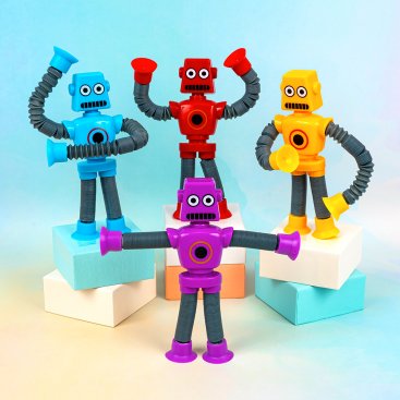 Сяючий робот антистрес труба 14,5 см - Купити