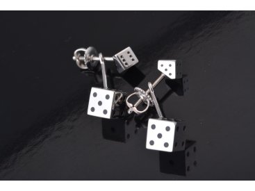 Сережки "Кубики" - Фото Сережки "Кубики" - Купити