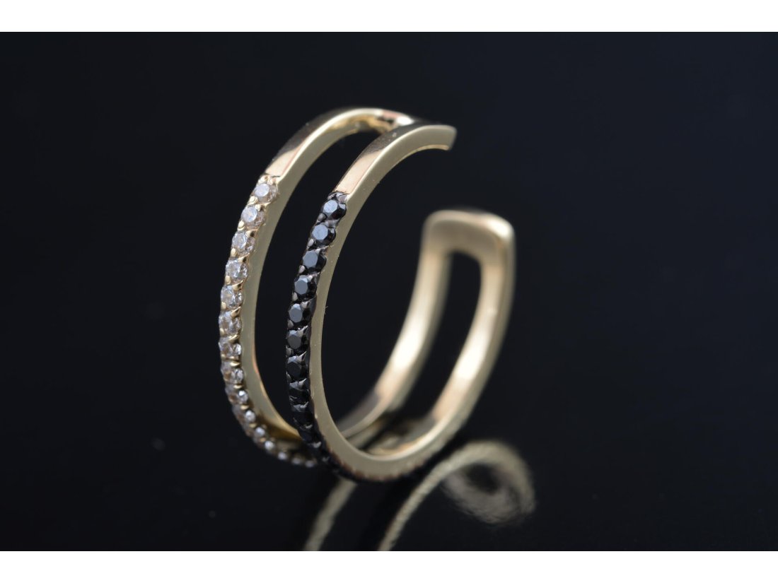 Каблучка подвійна доріжка, маленькі розміри, на мізинчик та нижню фалангу