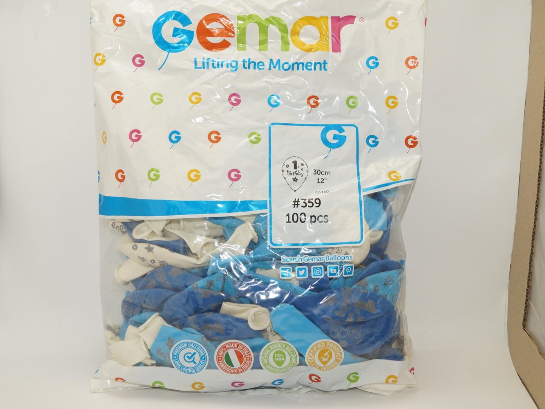 Кулька латексна 12&quot; Ведмежа - Кристалік