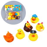 Іграшки для ванної пищалки Качечки 5,5 см