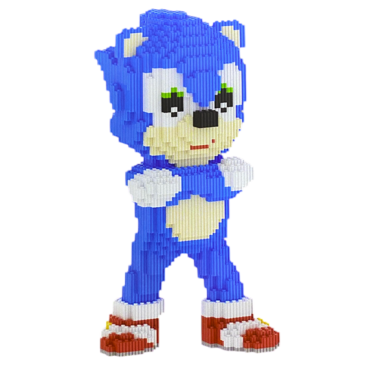 Конструктор Magic Blocks Їжак Сонік Висота 35 см - Купити