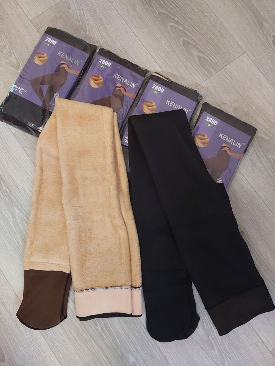 Жіночі зимові термоколготки на хутрі 300036-1