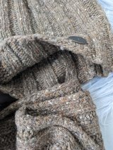 Жіночий демісезонний комплект — шапка та шарф INNOE 950504-1 Кавовий