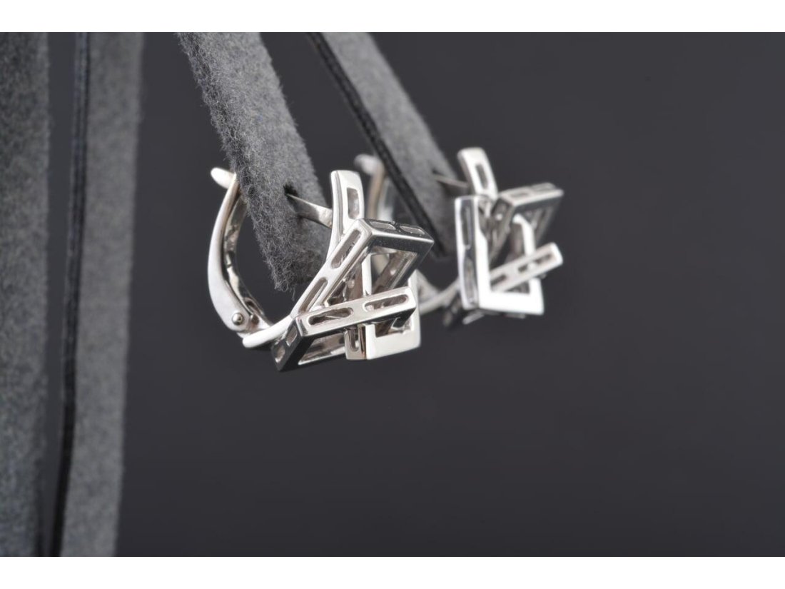 Сережки жіночі "Геометрія" - Фото2 Сережки жіночі "Геометрія" - Багира