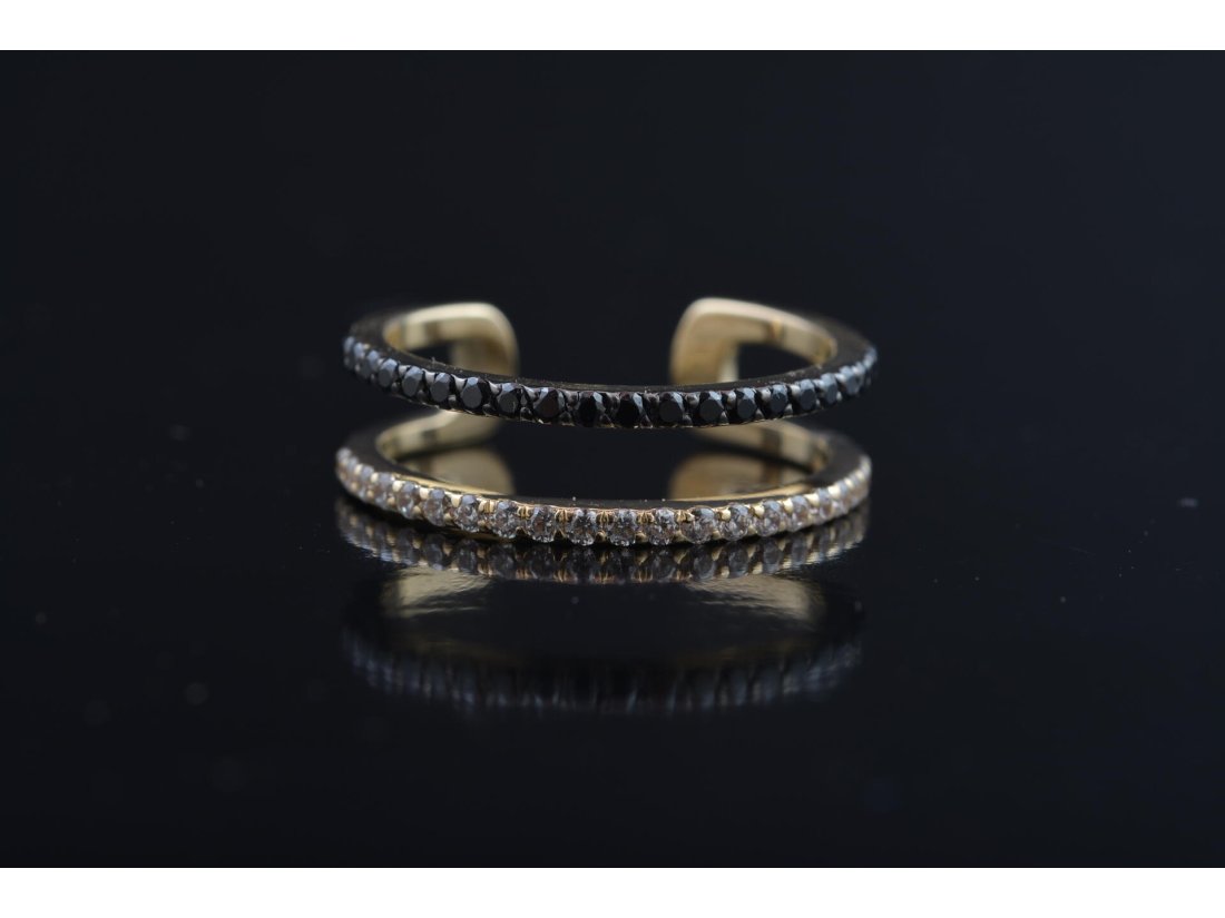 Каблучка подвійна доріжка, маленькі розміри, на мізинчик та нижню фалангу - Купити