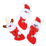 Новорічні прикраси підвіска Чоботи 13,5 см