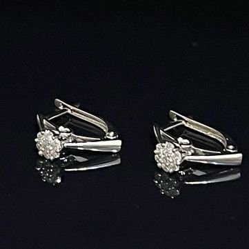 Сережки з діамантами - Фото1 Сережки з діамантами