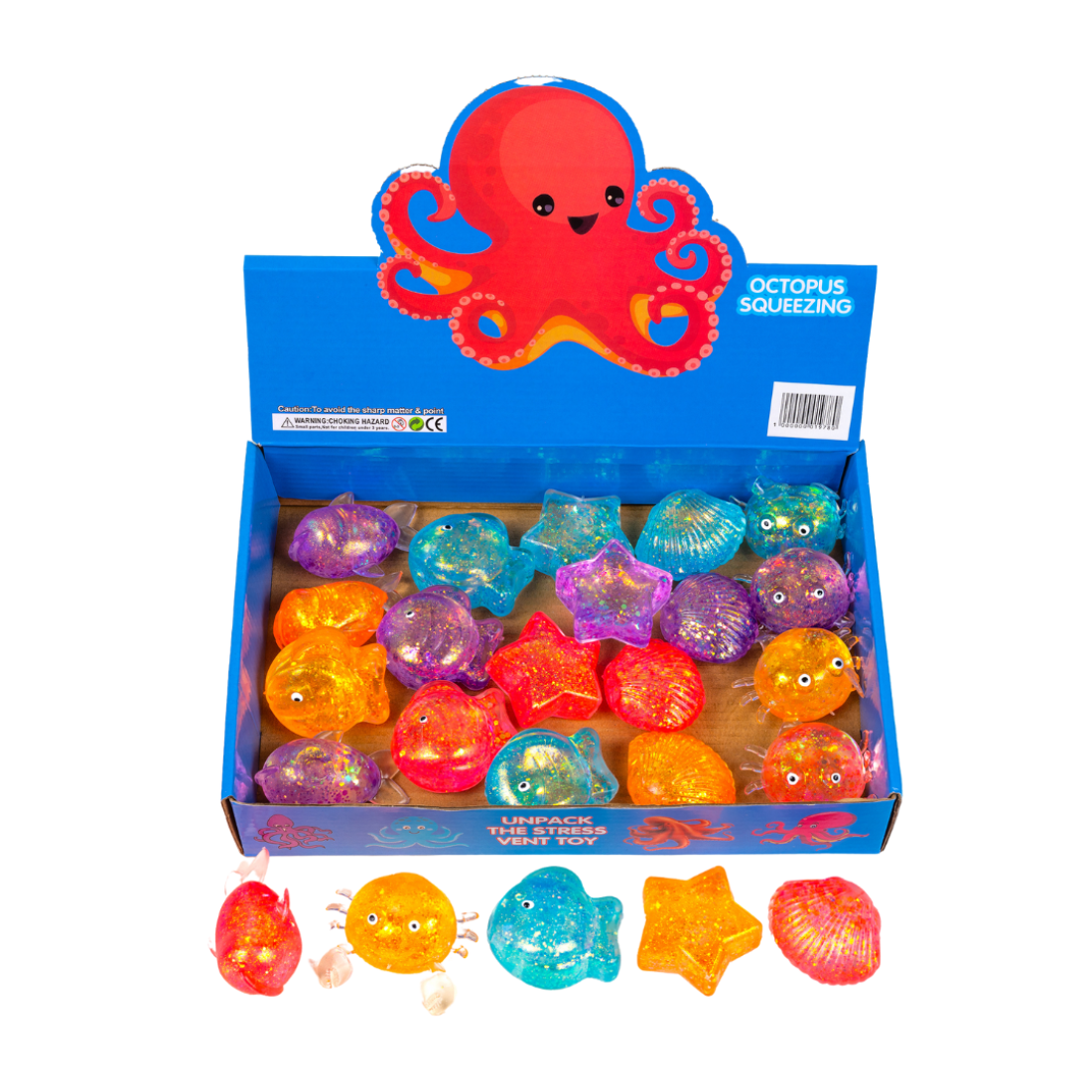 Антистрес жуйка-тягучка Морський 7,5 см