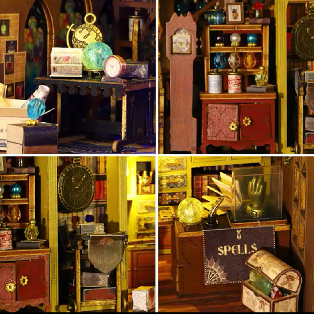 3D Румбокс Чарівний будинок зі скарбами DIY Dollhouse + Пилозахисний купол