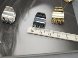 Металеві краби для волосся. 1.5 см. - Кристалік