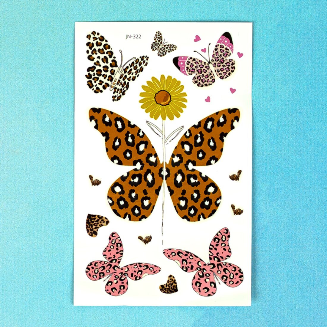 Дитячі перекладні татуювання Метелики JN-322