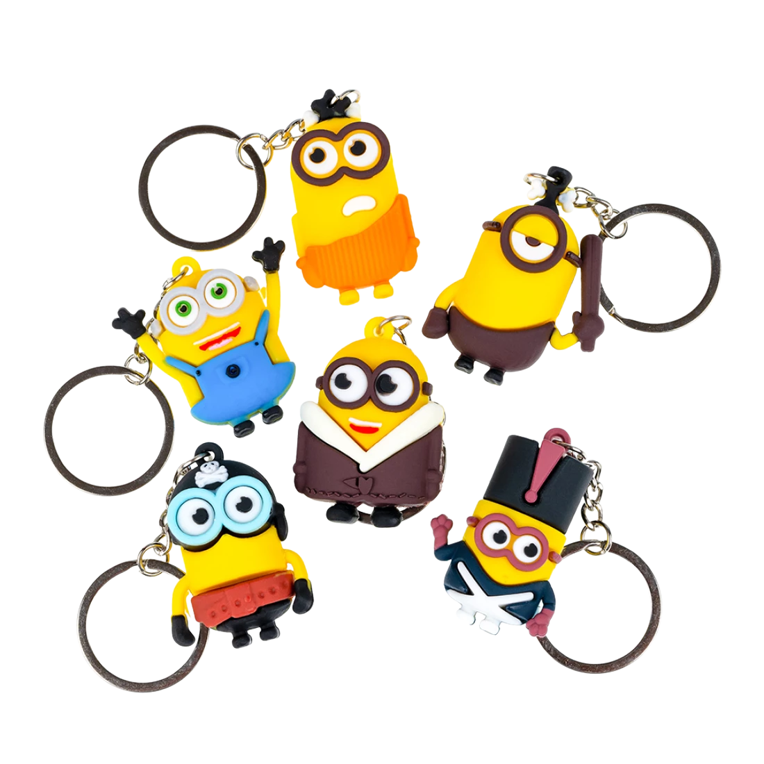 Брелоки дитячі гумові Міньйони 10 см