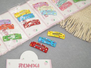 Дитячий затискач для волосся. Тік-так 3 см. - Купити