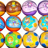 Антистрес м'яч стрибунець Тварини 6 см - Pobut