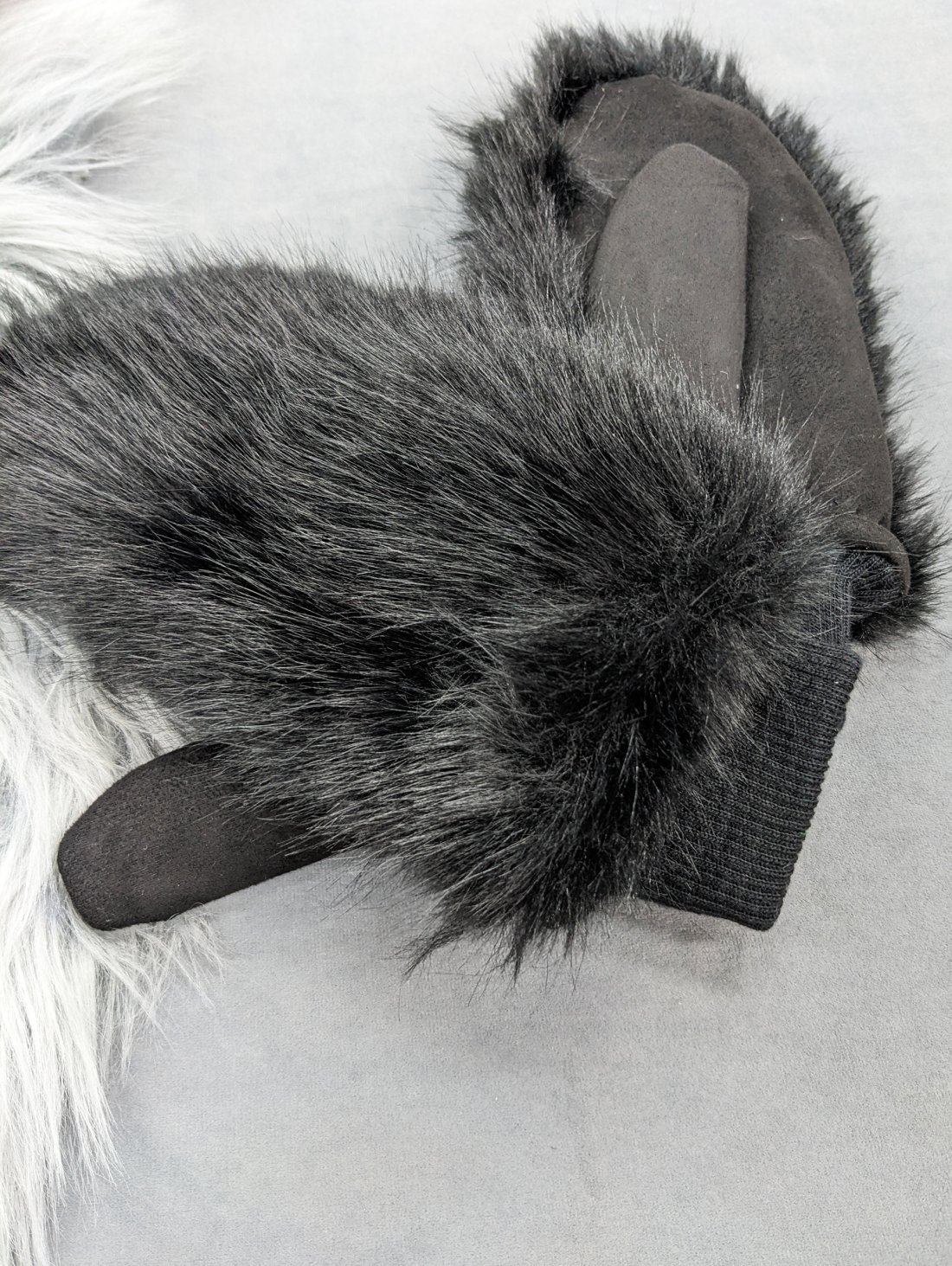 Утеплені хутряні рукавиці для зими INNOE 85005-1 Чорний