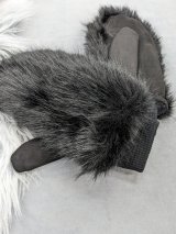 Утеплені хутряні рукавиці для зими INNOE 85005-1 Чорний