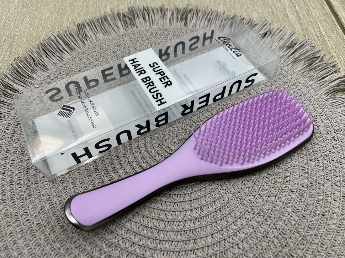 Гребінець для волосся в коробочці. Cecilia Хром - Кристалік