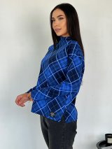 Лаконічний жіночий гольф у клітину 230208-16