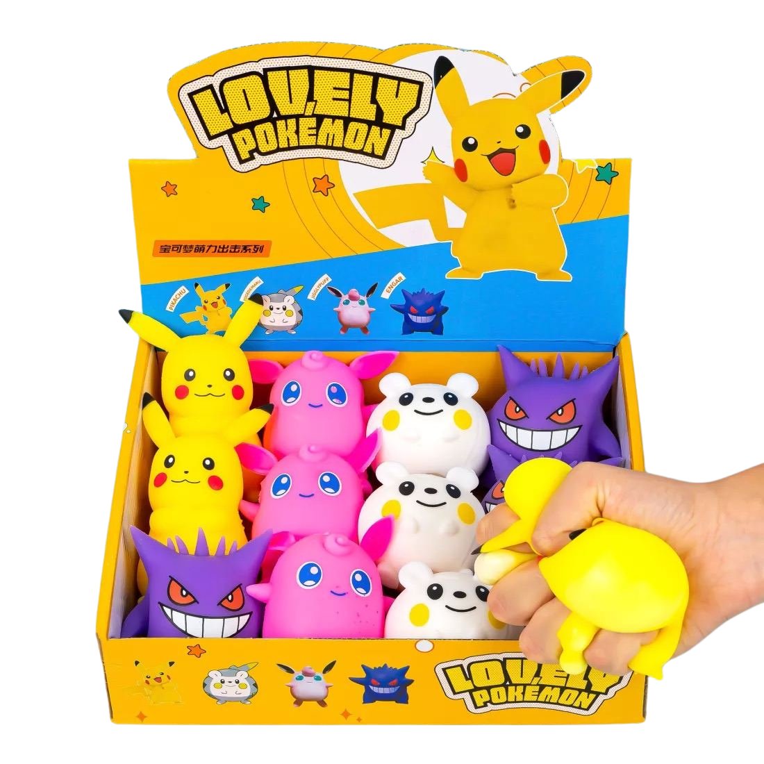 Антистрес піна Покемони 10 см - Pobut