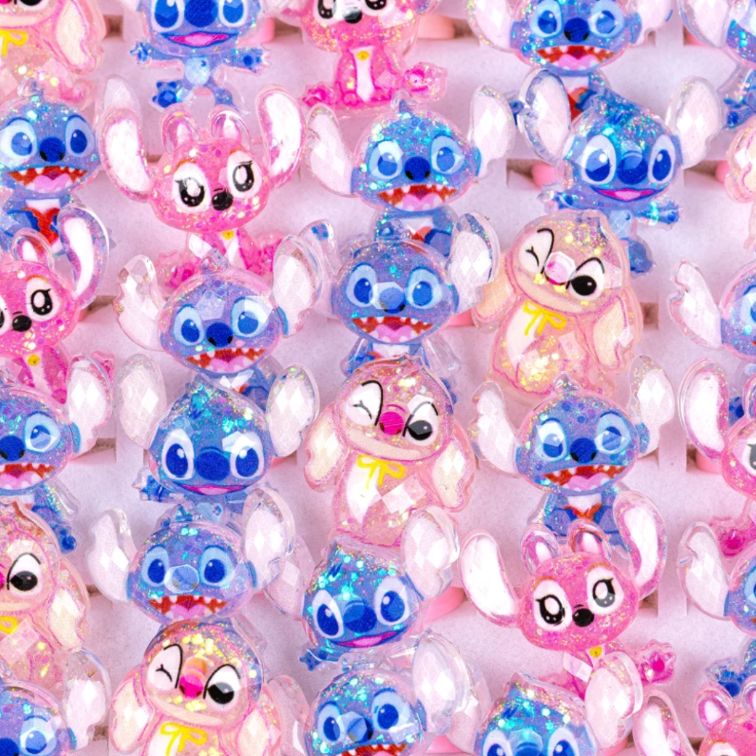 Дитячі каблучки на палець Вухастики 50 штук - Pobut