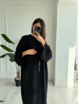 Універсальний подовжений кардиган з люрексом INNOE 300062-1 Чорний