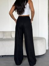 Вовняні штани палаццо INNOE 300031-3 Чорний