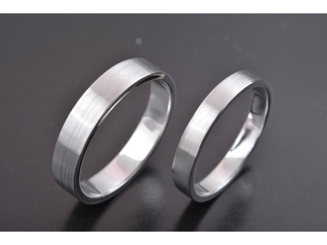 Обручки евро біле золото - Багира