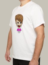 Чоловіча футболка, біла з принтом аватара Hopper 007 - Купити