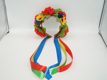 Обруч із квітами. - Купити