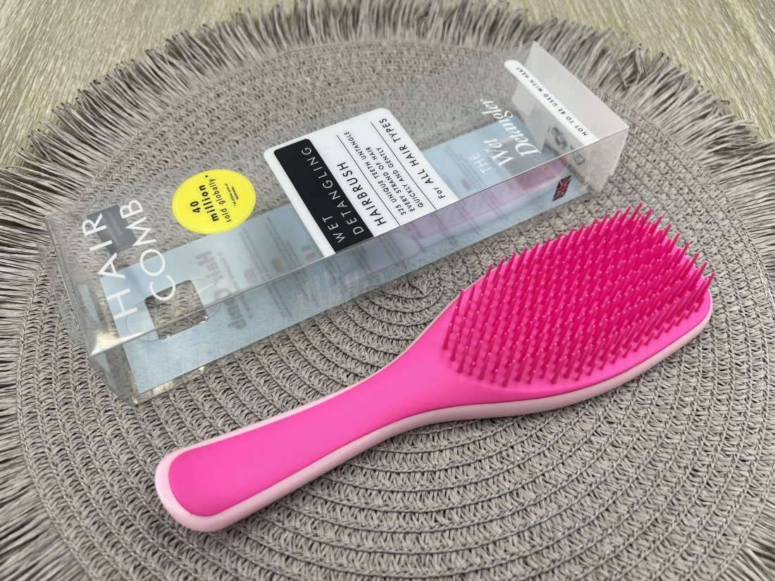 Гребінець для волосся в коробочці. T Teezer рожево-малинова