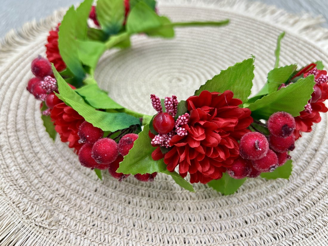 Обручі з квітами . - Кристалік