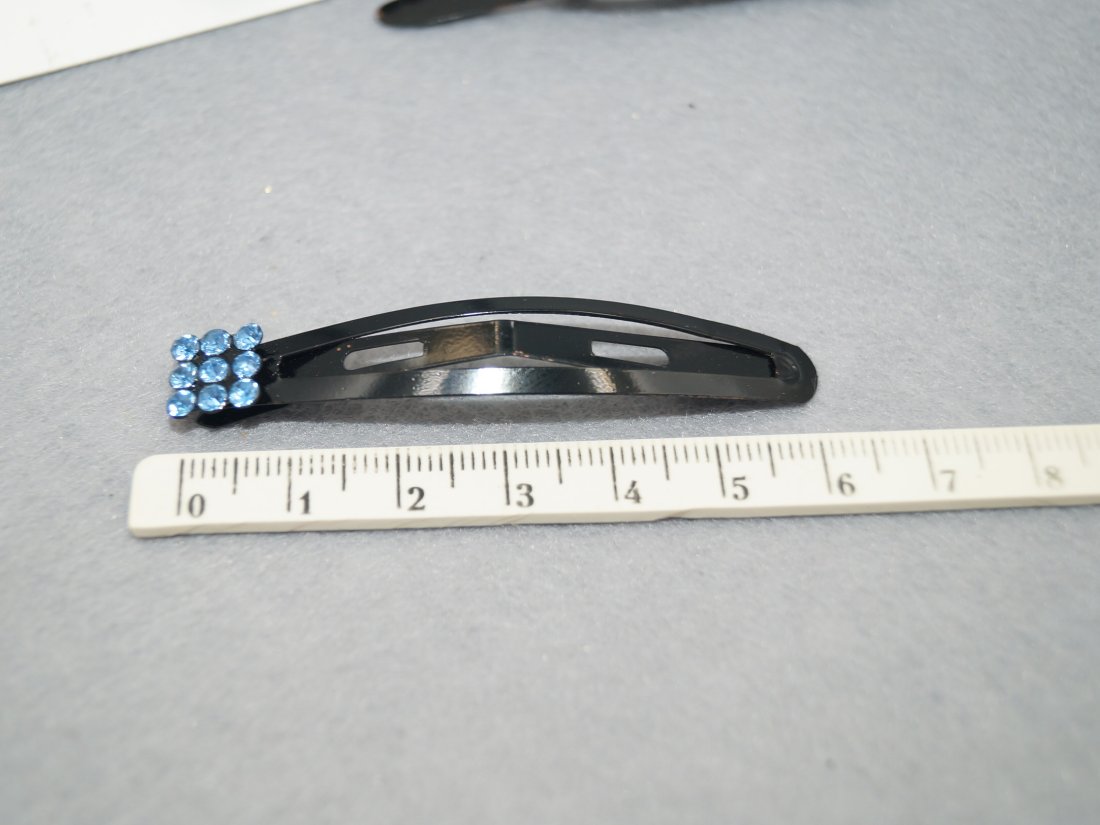 Заколка Тік-так. 6 см. - Кристалік