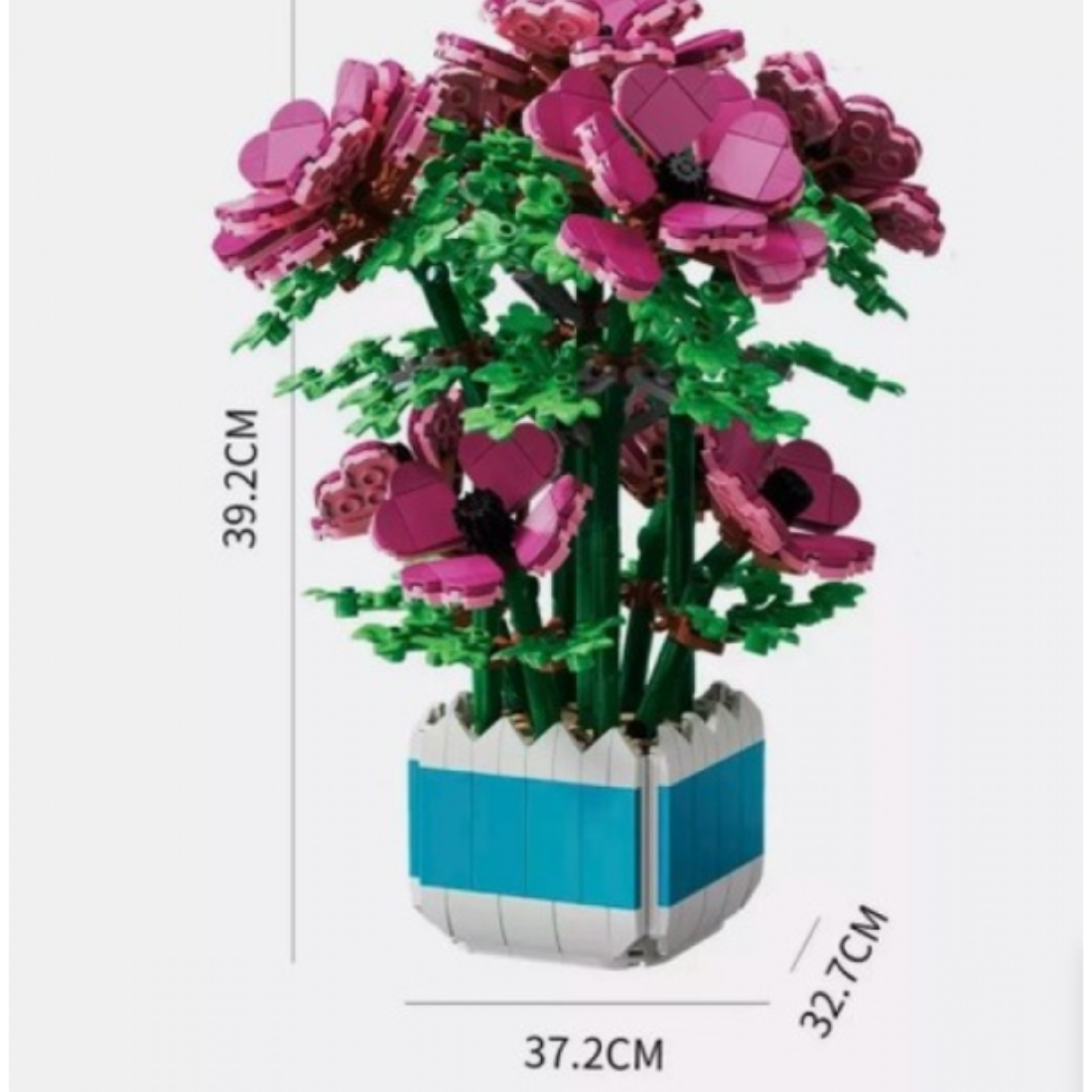 Конструктор "Анемон" 1067 деталей - Pobut