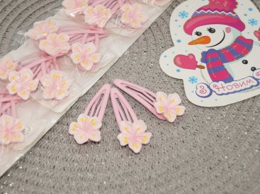 Дитячий затискач для волосся. Тік-так 5.5 см. - Купити